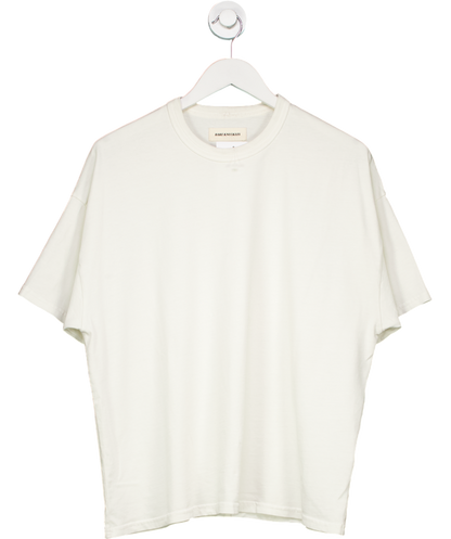 Bare Knuckles Cream Cotton Basics T-shirt UK L