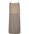 ASOS Maxi Skirt In Brown And White Stripe UK S