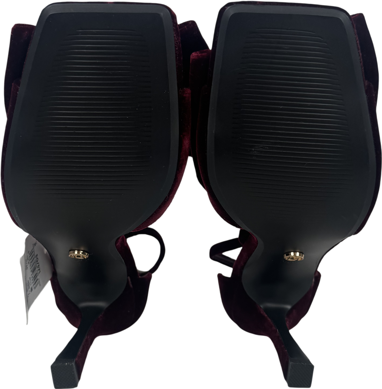 Next Red Velvet Bow Tbar Party Heeled Sandals UK 3 EU 36 👠