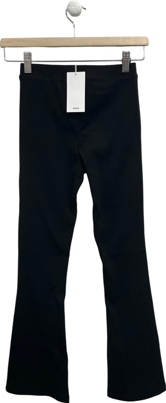 MANGO Black Boot Flare Stretch Trousers 11 Years