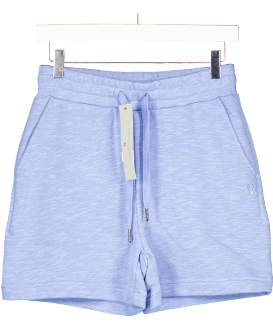 Sweaty Betty Coast Blue Jersey Shorts UK XS