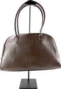 ASOS Brown Double Zip Bowler Bag One Size