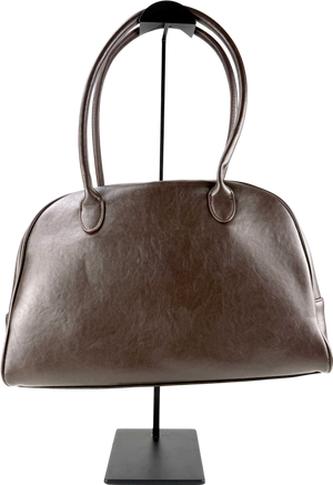 ASOS Brown Double Zip Bowler Bag One Size