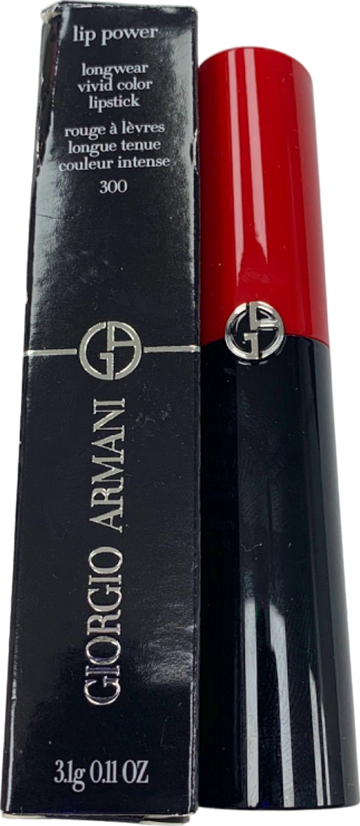 Giorgio Armani Lip Power Longwear Vivid Color Lipstick Vigorous 300 3.1g