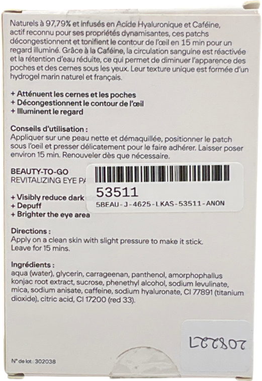 day+ Beauty To Go - Anti-aging Eye Patches X3 Anti-aging Eye Patches X3 X3