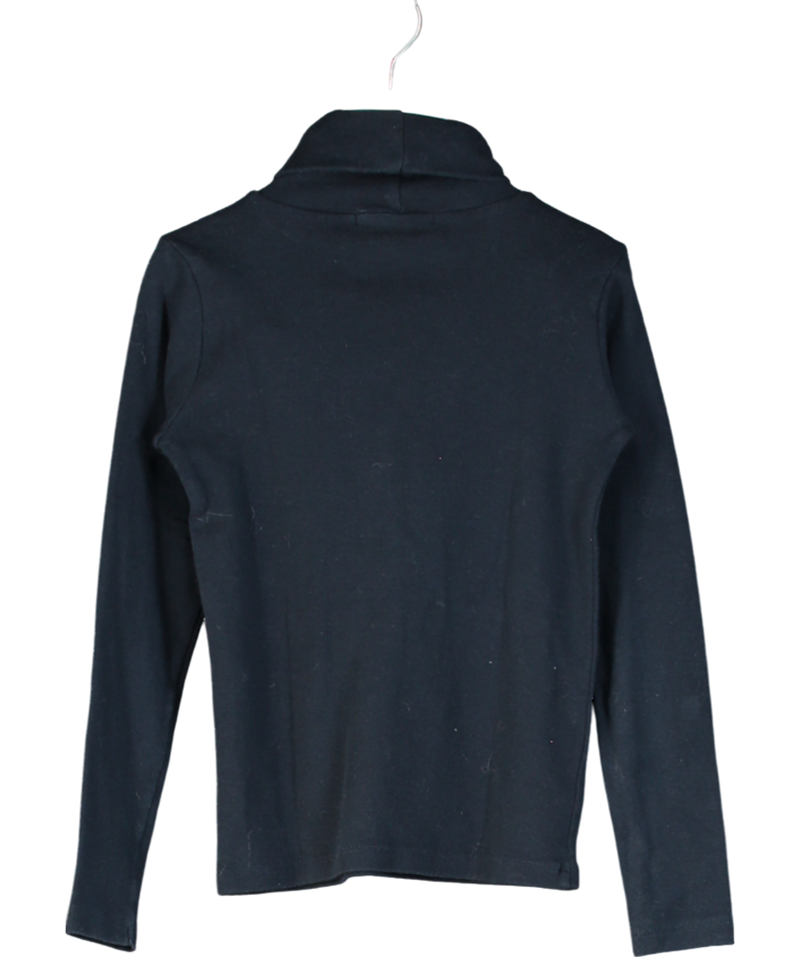 Bonpoint Blue Thin Turtleneck Sweater 8 Years