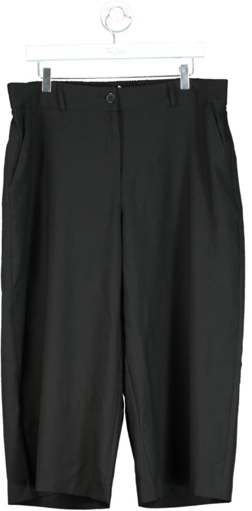 Simply Be Black Cropped Trousers UK 18
