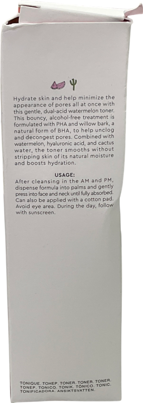 glow recipe Watermelon Glow Pha + Bha Pore-tight Toner 150mk