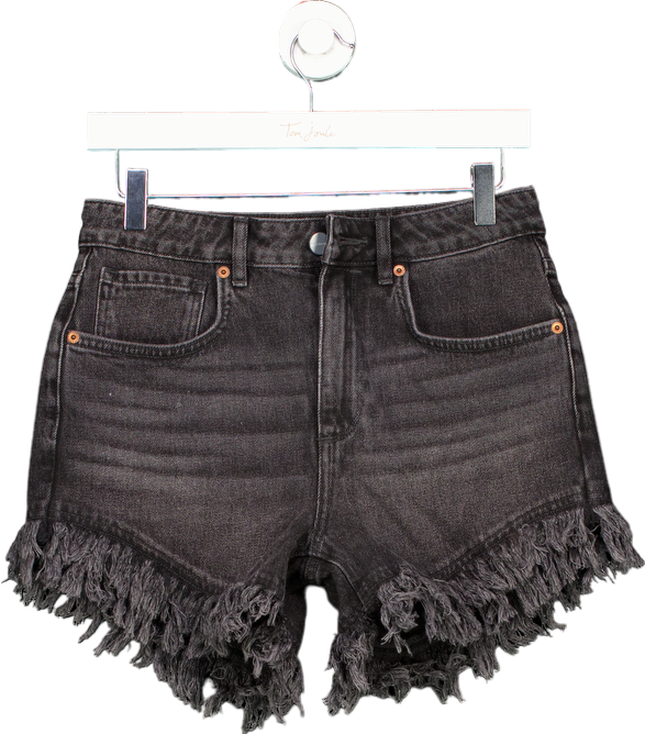 AllSaints Black Charle Pray Shorts UK W25