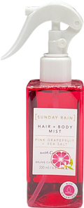 sunday rain Pink Grapefruit & Sea Salt Hair & Body Mist 200ml