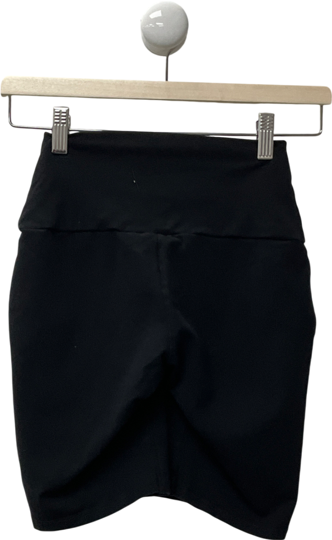 Mint Velvet High Waisted Black Cycling Shorts UK S