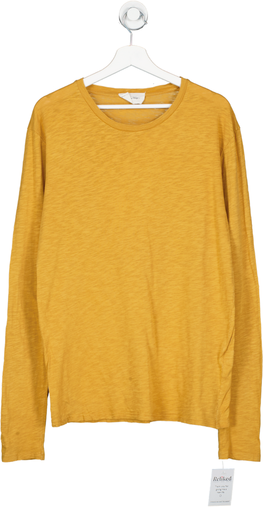 American Vintage Yellow Sonoma Long Sleeve T Shirt UK L
