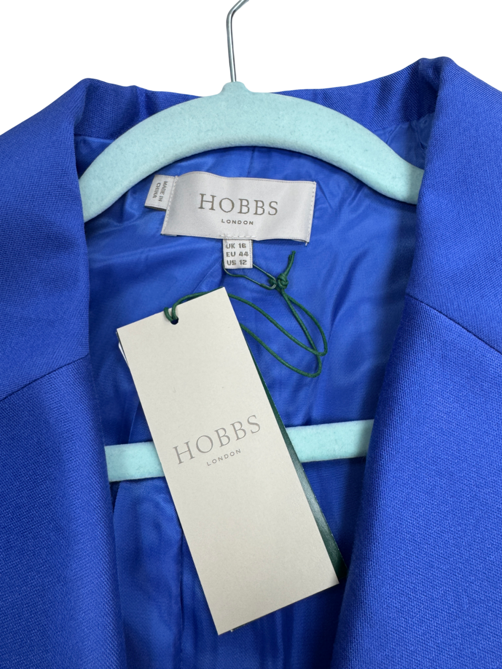 Hobbs Cobalt Blue Henriette Tailored Jacket UK 16