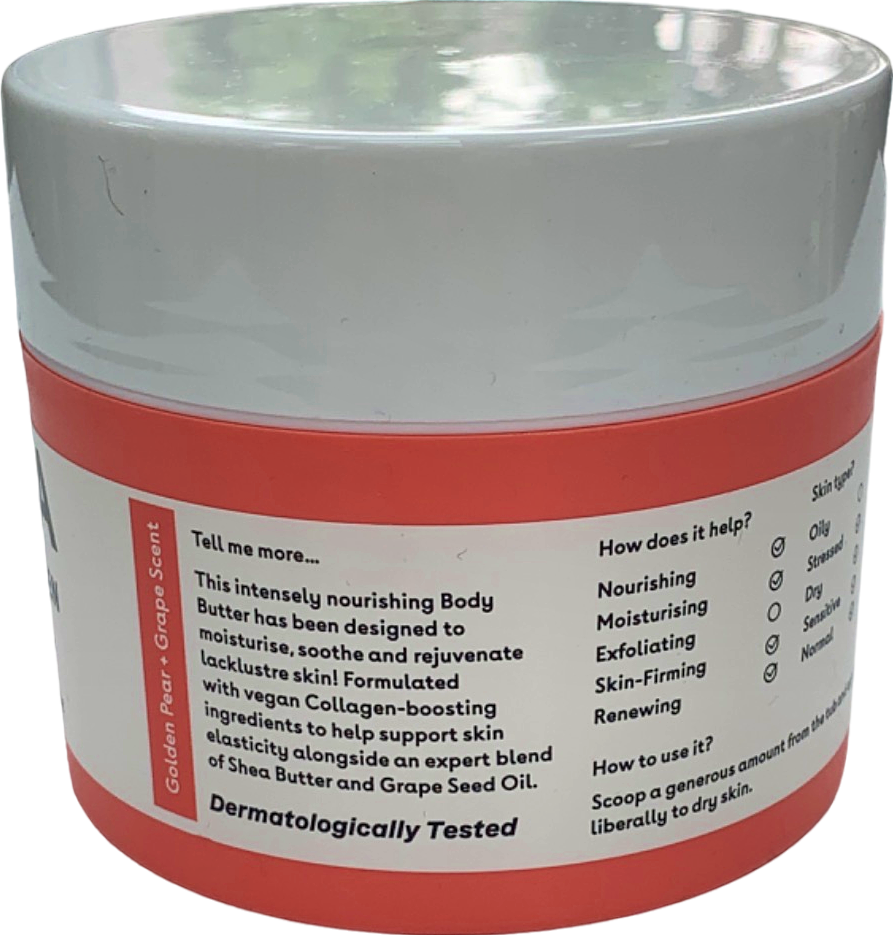 Q+A Collagen Body Butter Golden Pear + Grape Scent 200ml