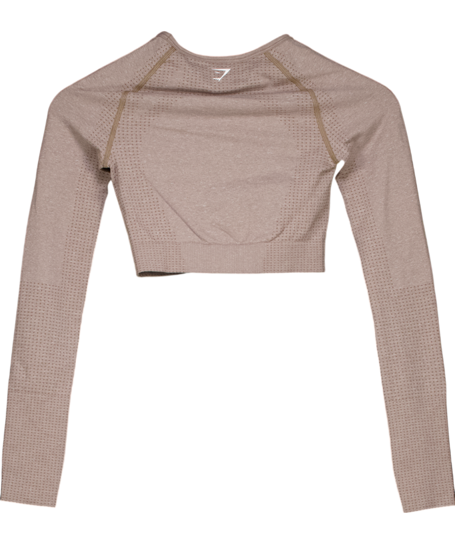 gymshark Purple Vital Seamless Crop Top UK XS