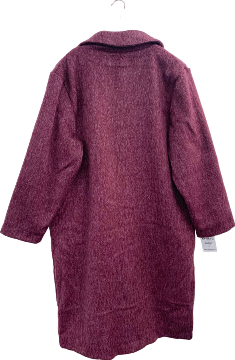 Very Burgundy Longline Coat UK 14