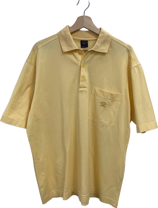 Paul & Shark Yellow Polo Shirt UK L