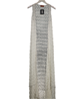 Missoni Metallic Long Cover-up Caftan In Zigzag Lamé Viscose UK S