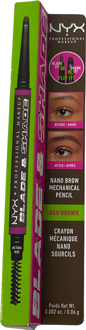 NYX Blade And Shape Eyebrow Pencil Ash Brown 0.06