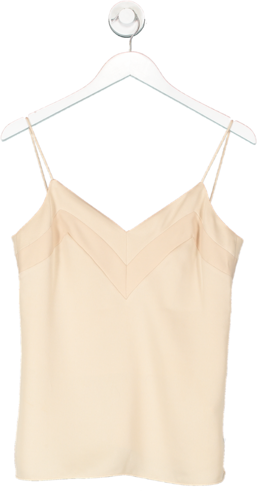 REISS Nude Bethan V Neck Cami UK 4