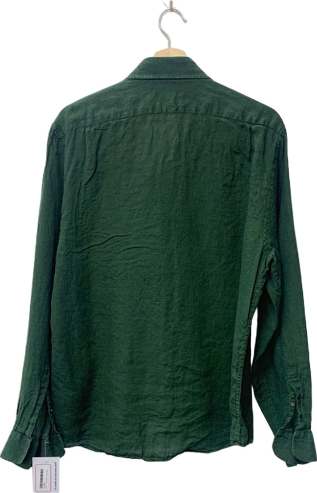 Reiss Green Long Sleeve Shirt Regular Fit XL
