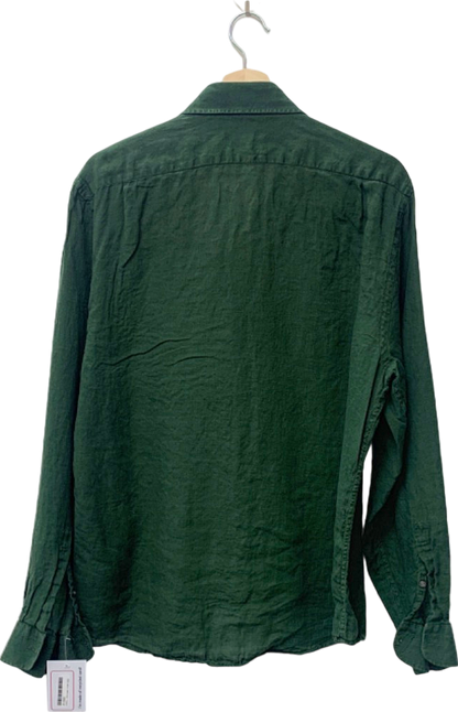 Reiss Green Long Sleeve Shirt Regular Fit XL