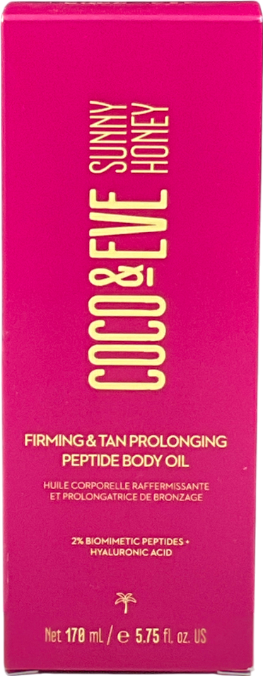 Coco & Eve Firming & Tan Prolonging Peptide Body Oil 170ml