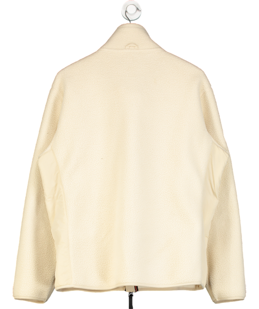 Superdry Cream Teddy Fleece Jacket UK L