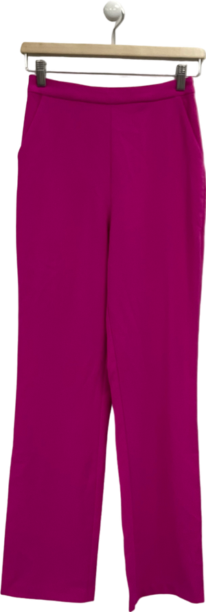 NBD Pink Topaz Trousers In Magenta UK XS