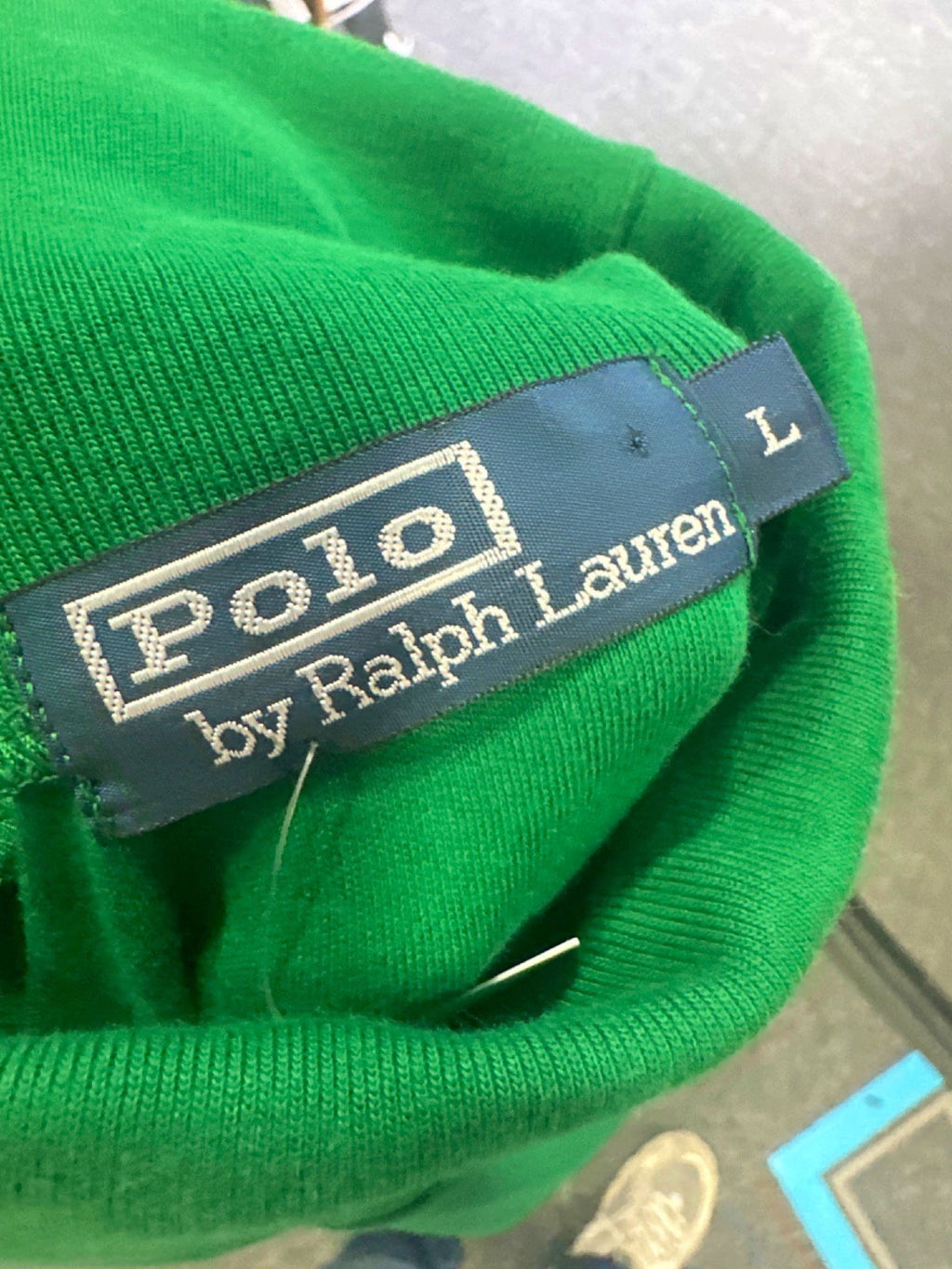 Polo Ralph Lauren Green Long Sleeve Shirt UK L