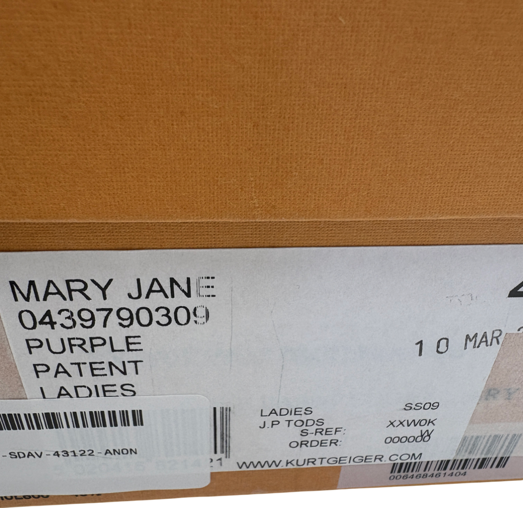 Tod's Purple Mary Jane Patent Pumps UK 7.5 EU 40.5 👠