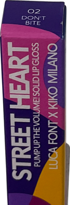 kiko Street Heart Pump Up The Volume! Solid Lip Gloss 02 2g