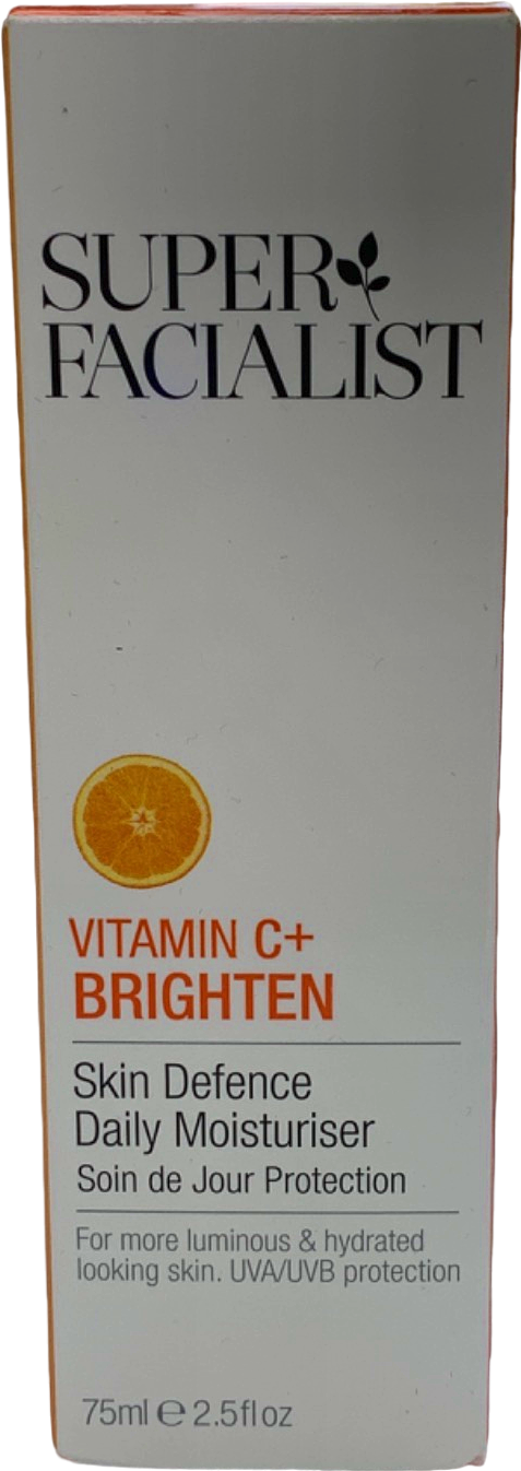 Super Facialist White Vitamin C+ Brighten Skin Defence Daily Moisturiser 75ml
