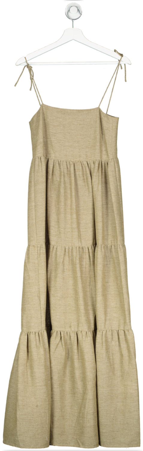 Summery Copenhagen Brown Noa String Dress UK S