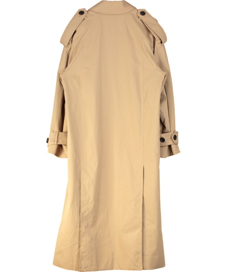 Camilla And Marc Classic Camel Double Breasted Trench Coat UK M/L