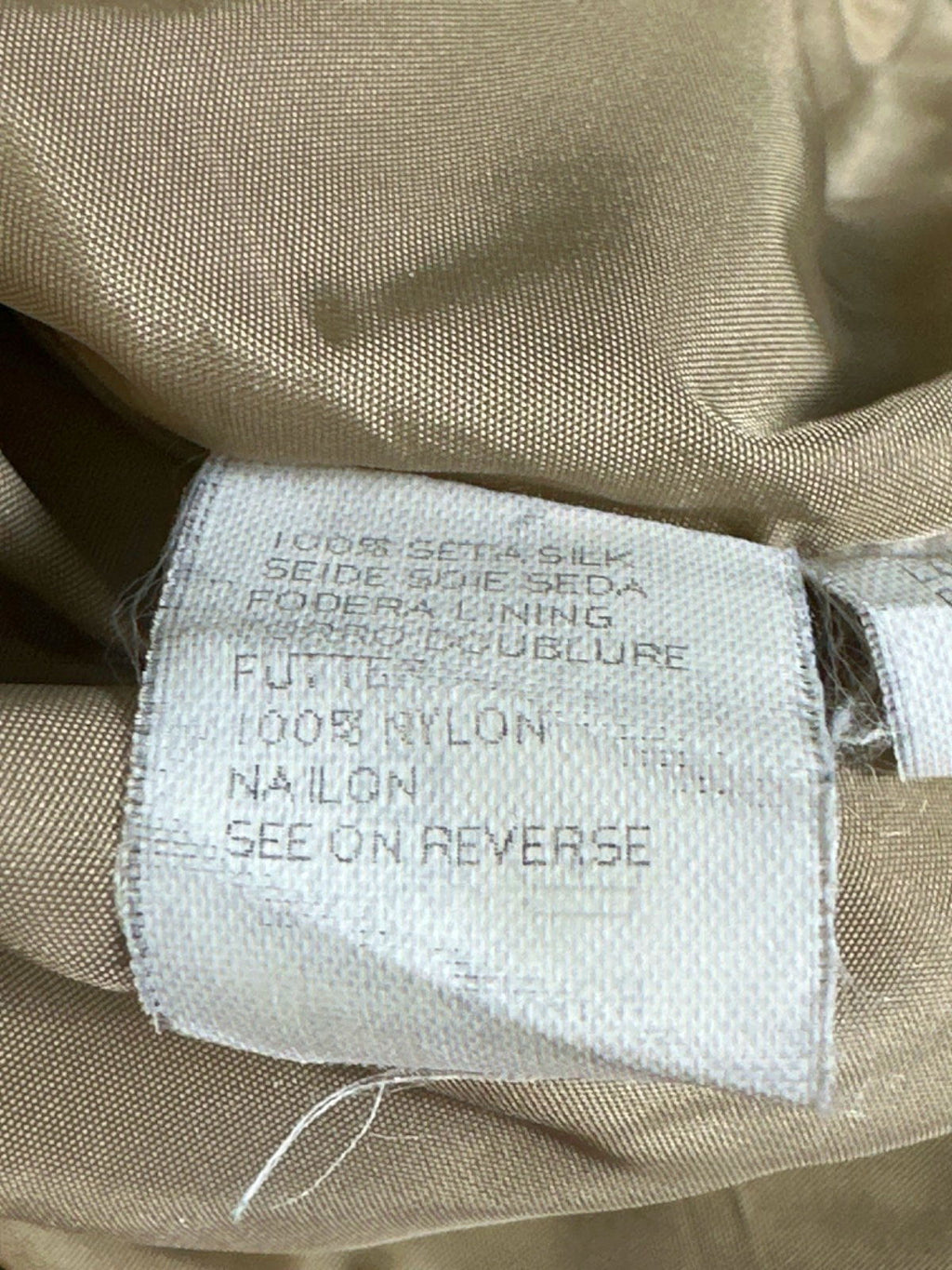 Paul & Shark Beige Nautical Silk Yachting Jacket UK XXL