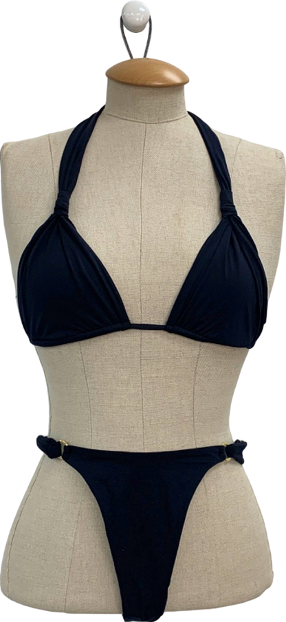 Monday Swimwear Black Bikini Set UK S/M