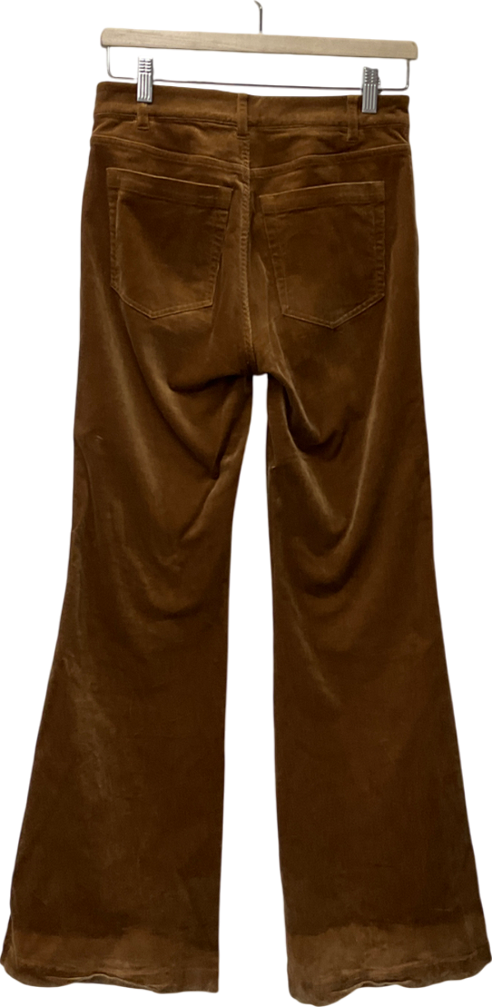 Arket Beige Flared Corduroy Jeans UK 8