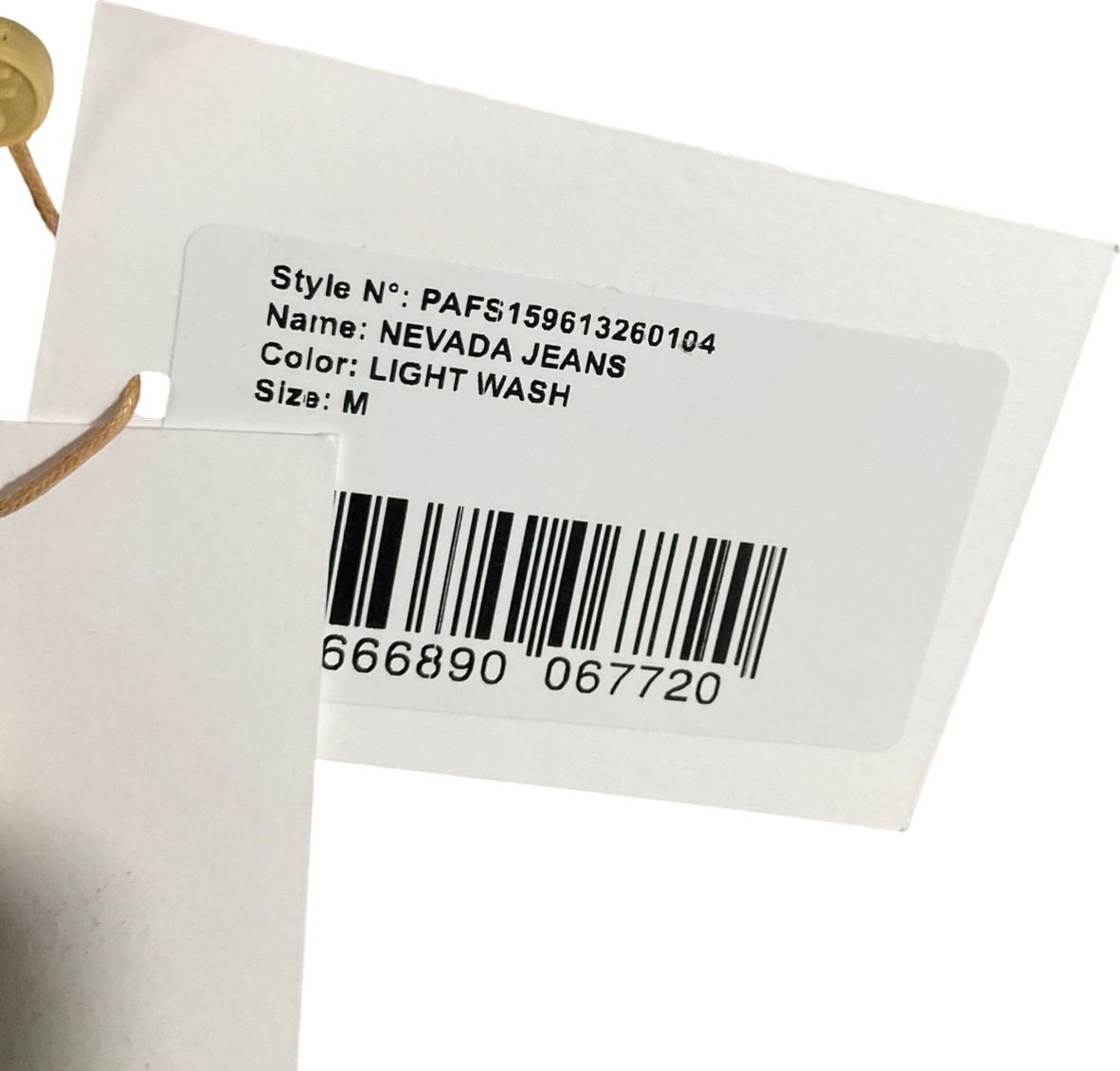 the frankie shop Blue Nevada Jeans - Light Wash UK M