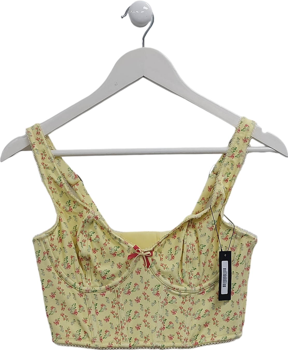 Lounge Underwear Yellow Sweet Lomgline Bra UK 34D