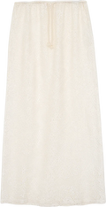 4th & Reckless Cream Rose Off White Crochet Maxi Skir UK 10