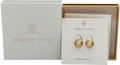 Abbott Lyon Metallic Mini Chunky Huggie Hoop Earrings (gold) One Size