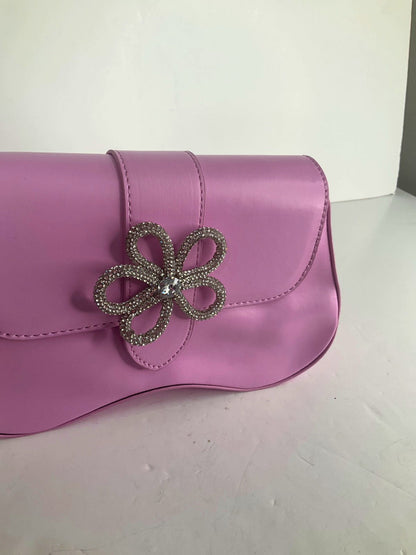 Ego Pink Embellished Clutch Bag