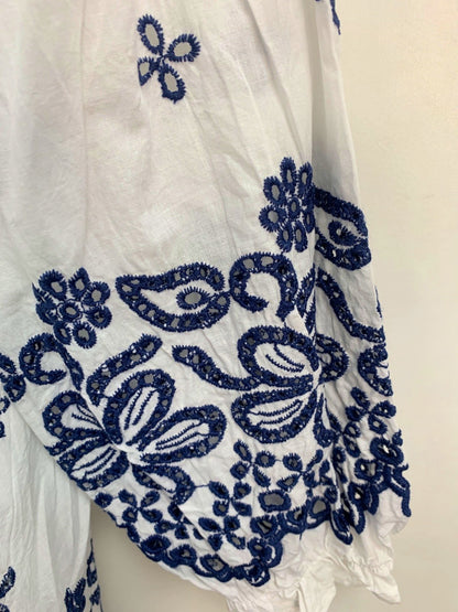 Yours White Embroidered Tunic UK 22-24