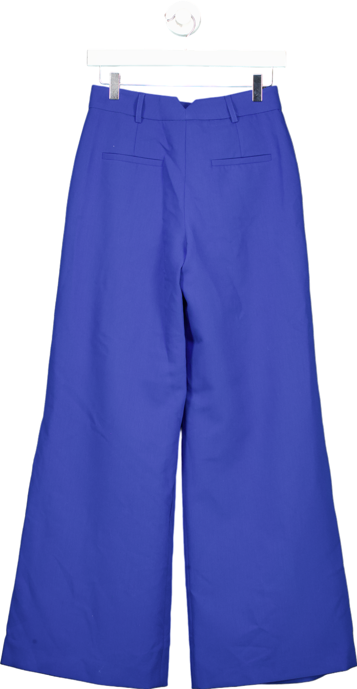 Karen Millen Blue Wide Leg Trousers UK 6