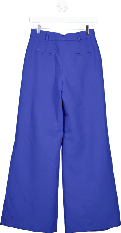 Karen Millen Blue Wide Leg Trousers UK 6