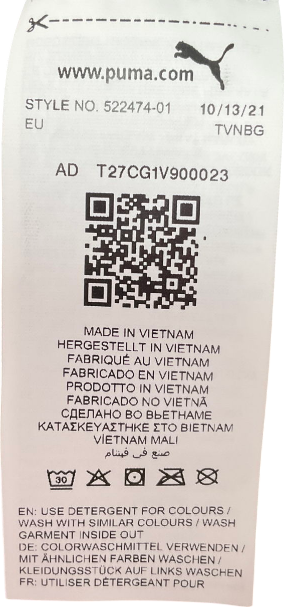 Puma Black Dessert Banded Leggings UK XS