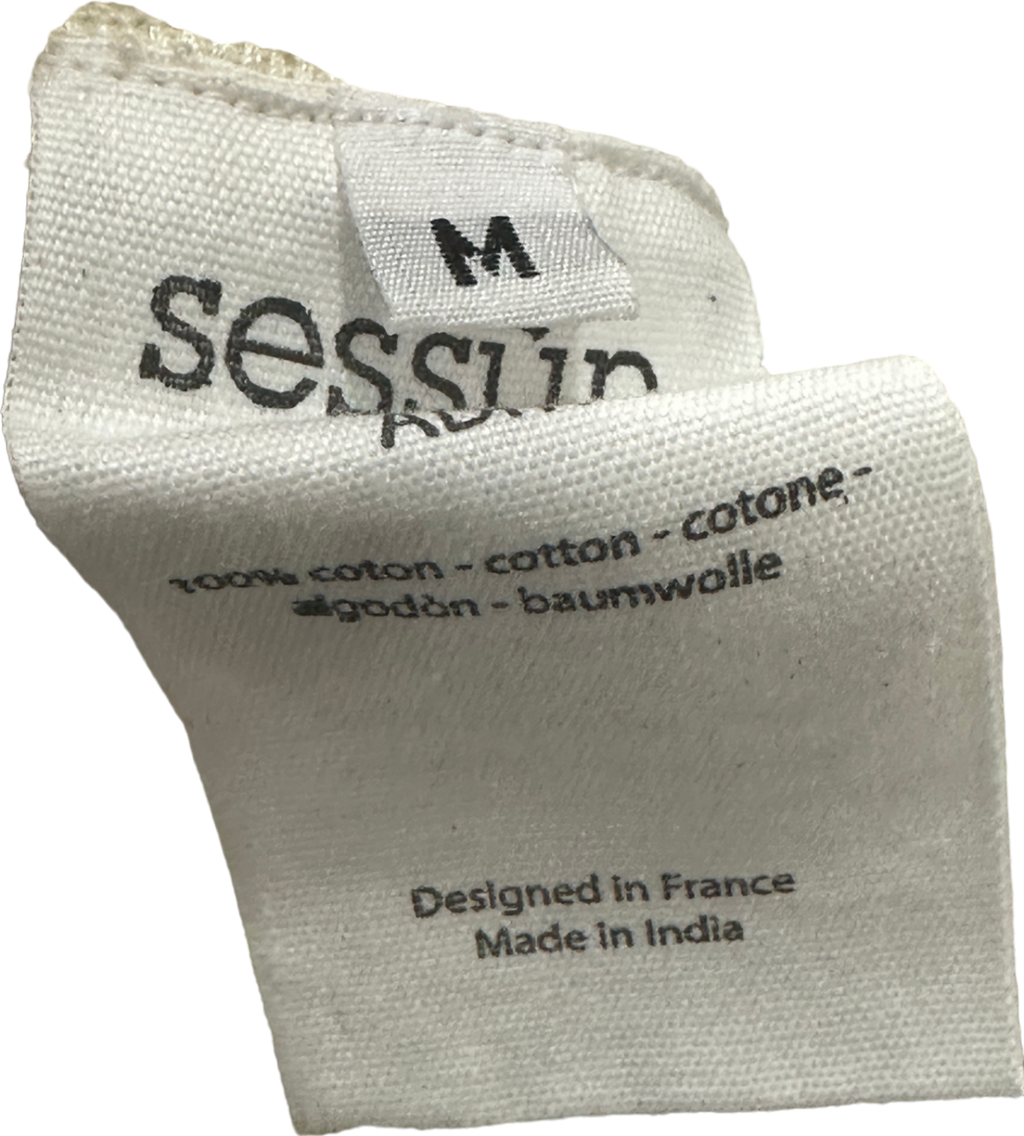 Sessùn Cream Embroidered Blouse M