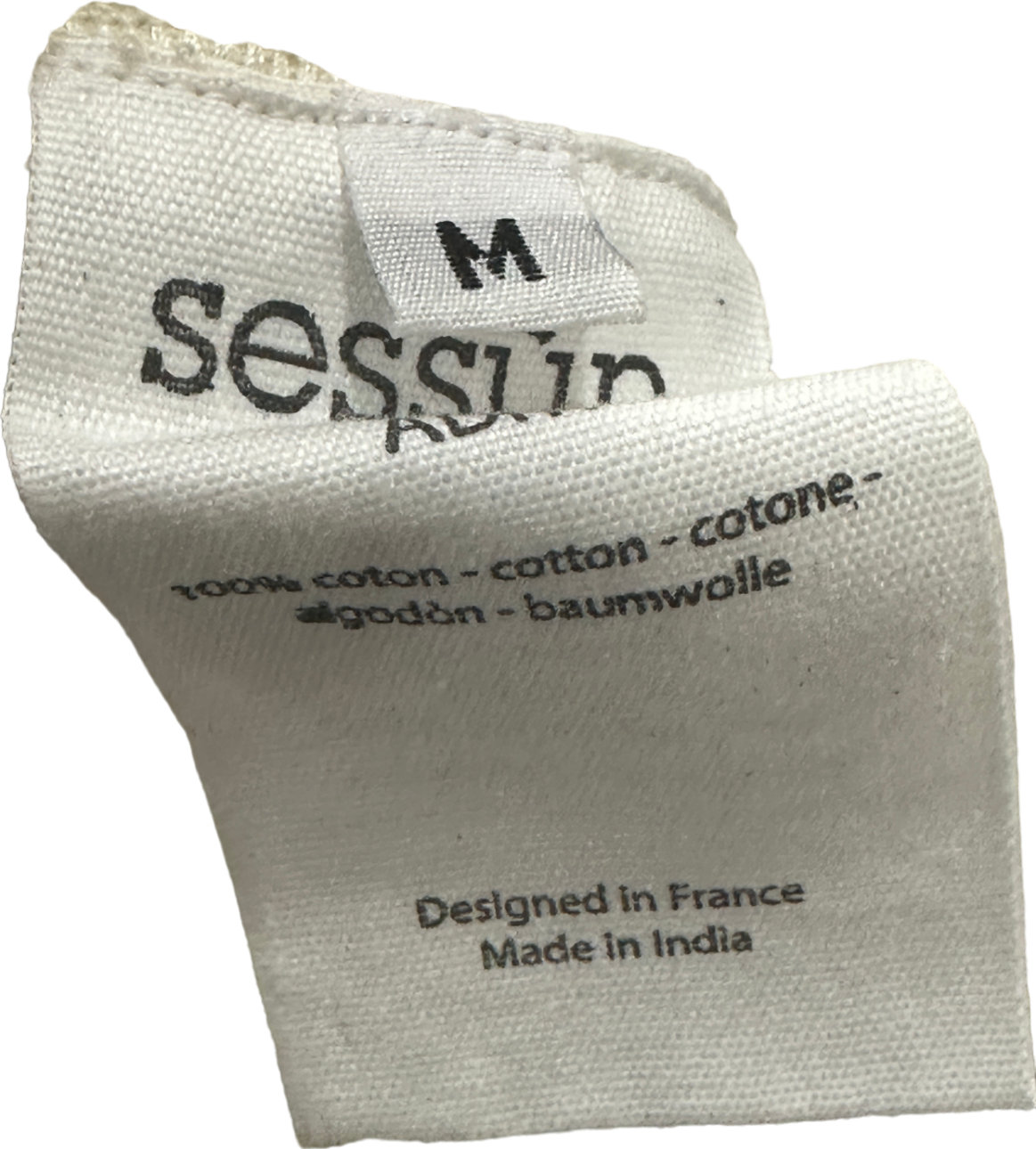 Sessùn Cream Embroidered Blouse M