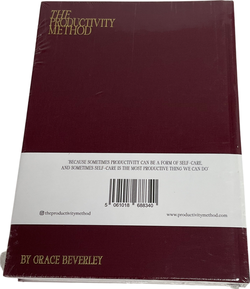 the productivity method Red The Daily Planner One Size